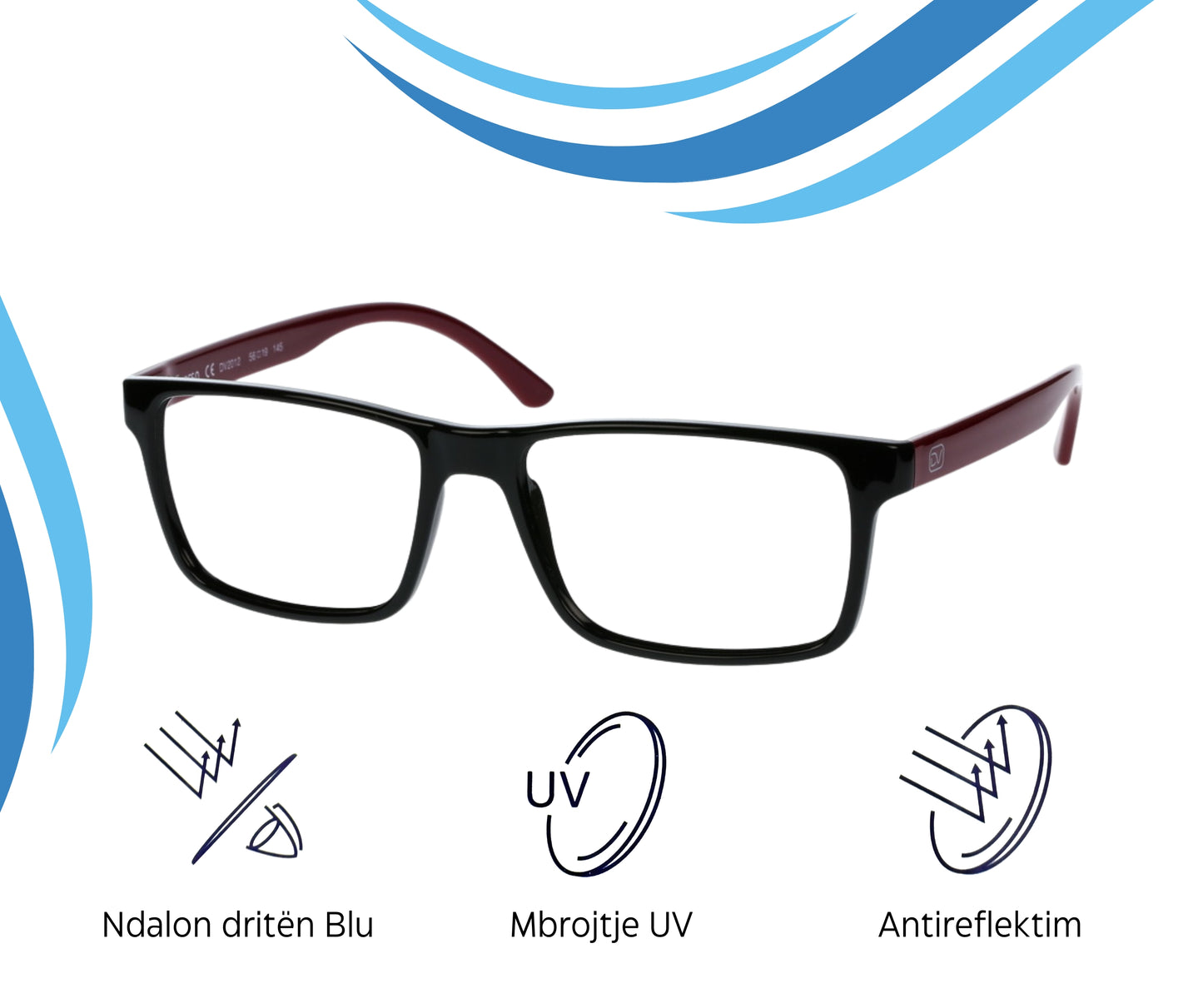 Syze optike  anti-blue light për meshkuj