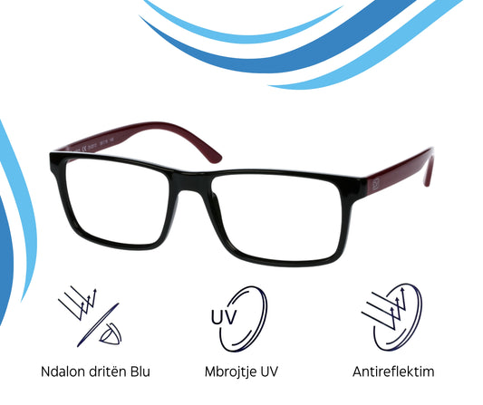 Syze optike  anti-blue light për meshkuj